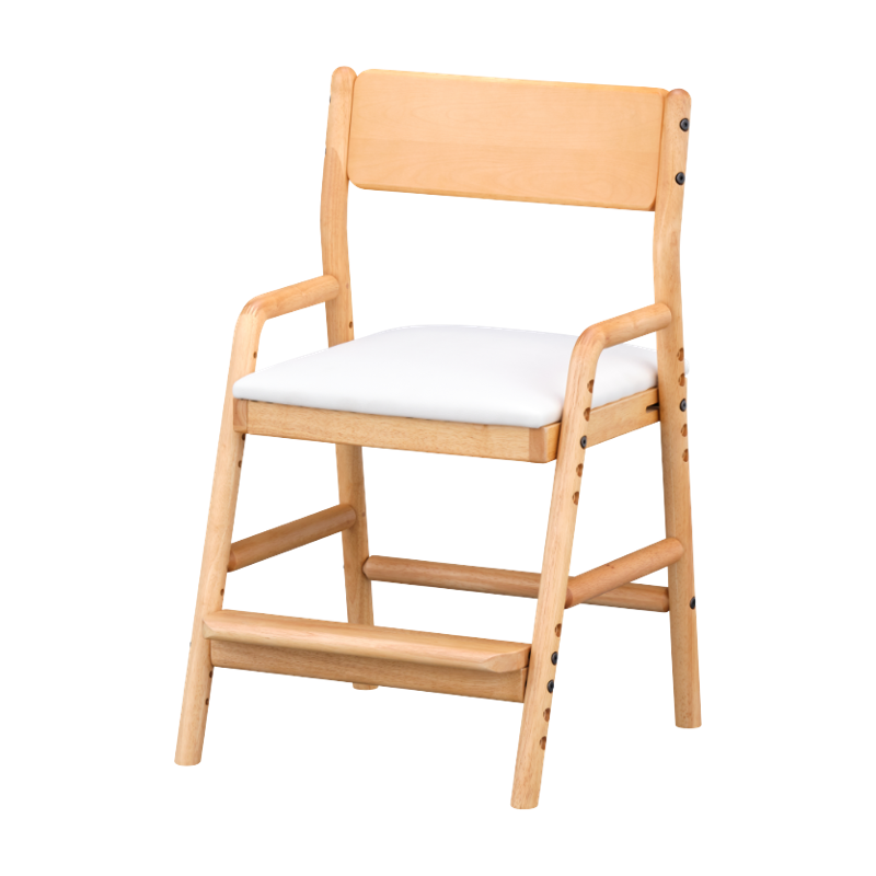 FIORE-OAK DESK CHAIR (NA-WH)