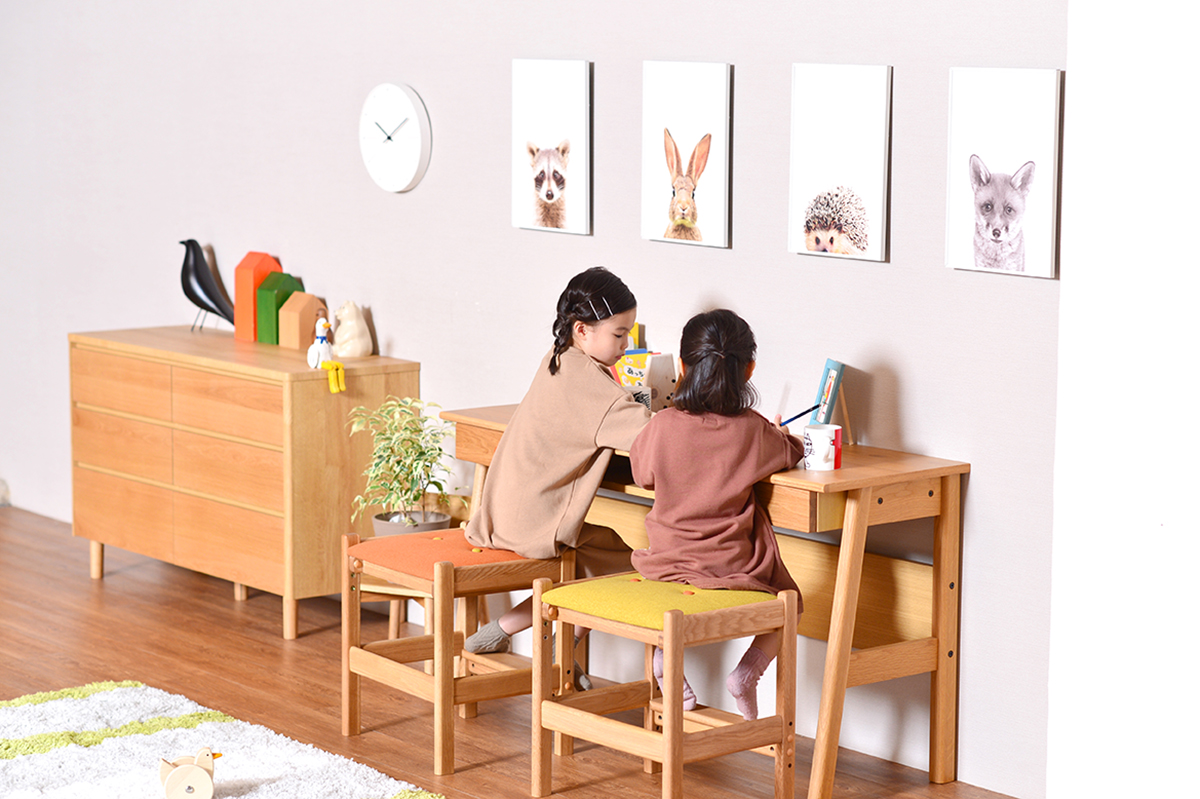 兄弟・姉妹で使える学習デスク＆収納アイデア特集