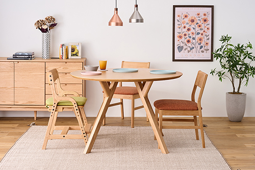 RITMO ROUND DINING TABLE 110 (RO-V-LBR)